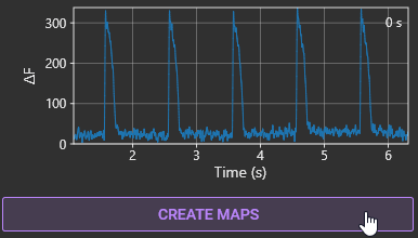 Automated peak detection, optimal value setting for filter/map